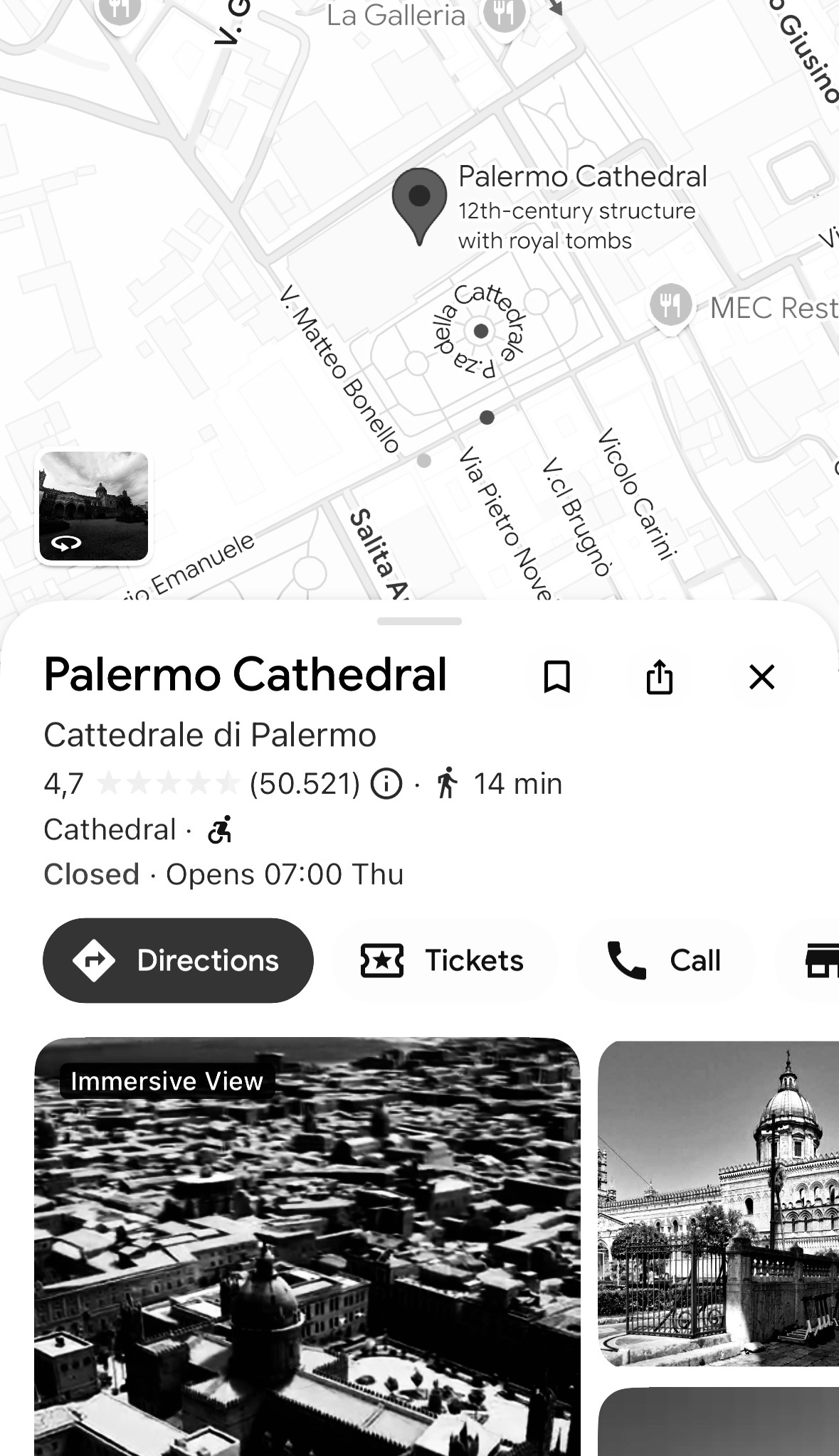 Opening hours on Google Maps