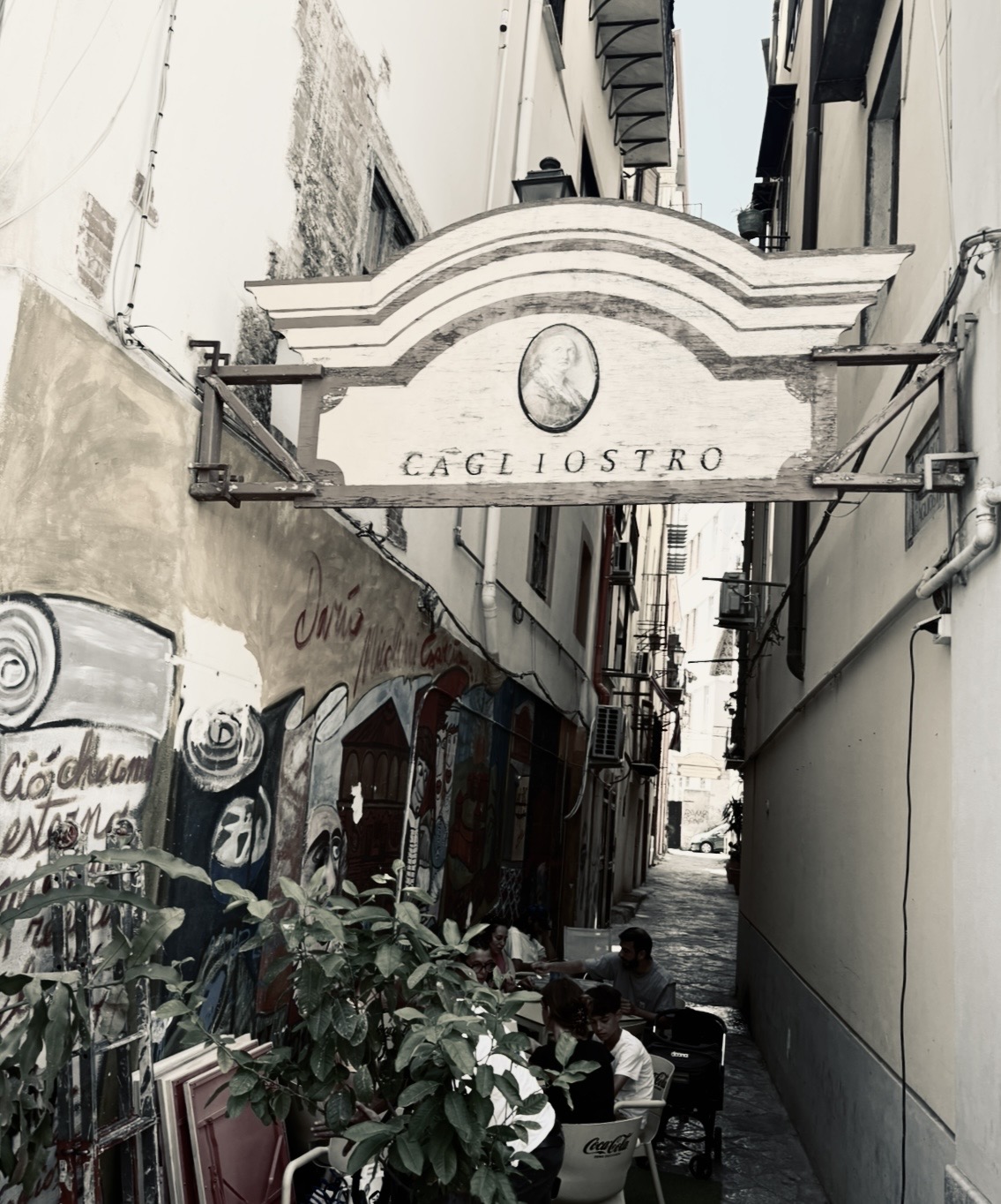 Vicolo Cagliostro near Ballarò Market in Palermo