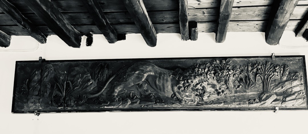 Florio family lion at the Tonnara Florio in Palermo