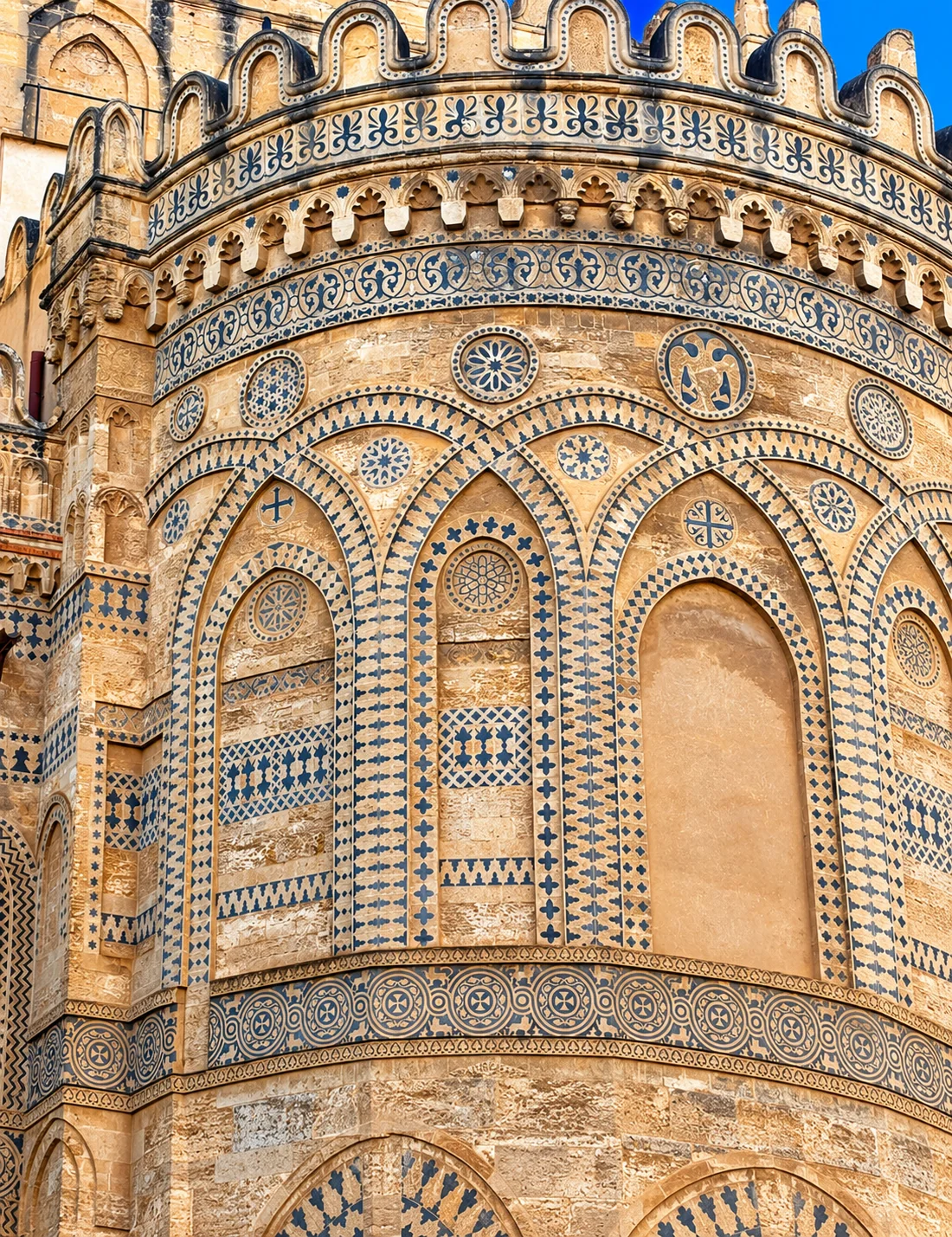 Palermo Cathedral, an example of Arab-Norman architecture in Sicily