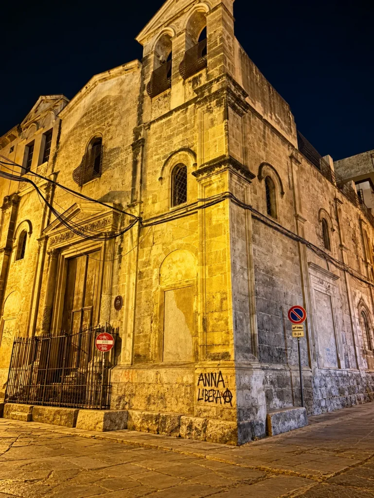 Chiesa di Sant’Agata alla Guilla, a historic abandoned church in Palermo