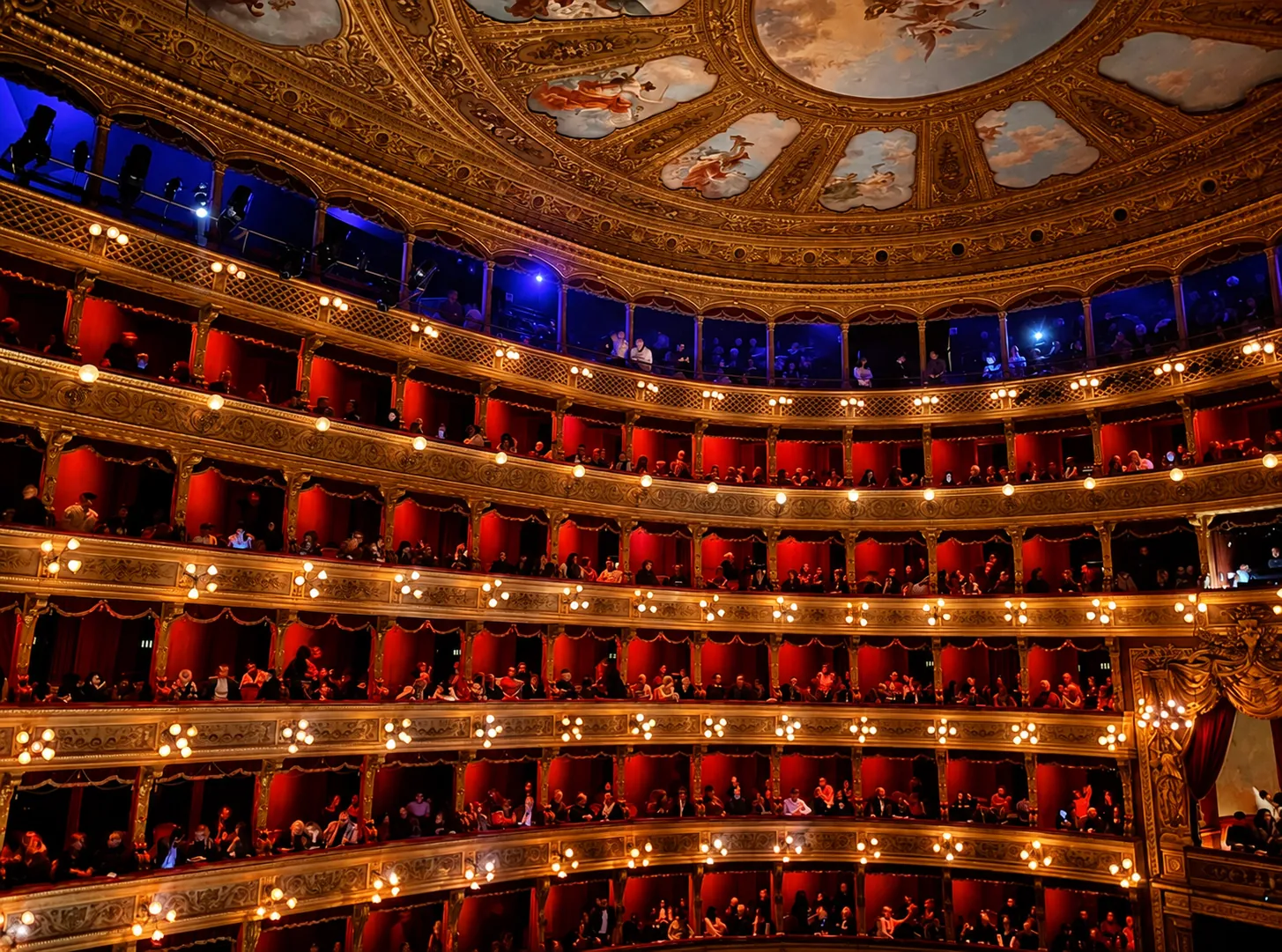 Auditorium of Teatro Massimo in Palermo